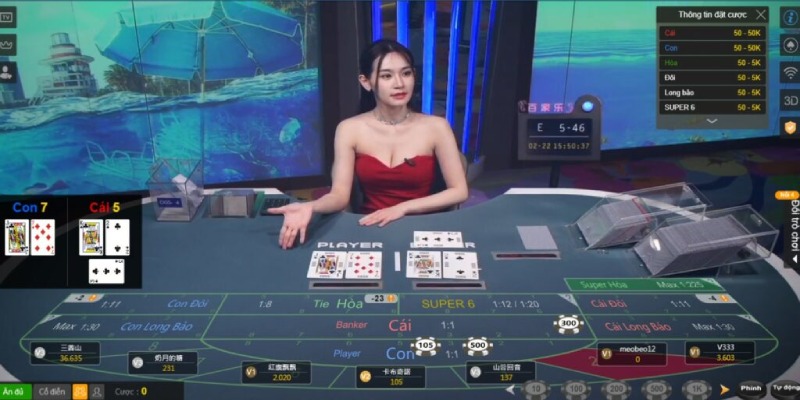 Mẹo chơi Baccarat luôn thắng bằng cầu dọc trong cá cược đổi thưởng