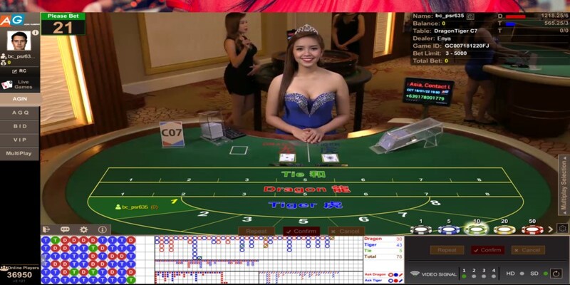 Phòng Asia được nhiều người lựa chọn trải nghiệm tại sảnh casino sexy live